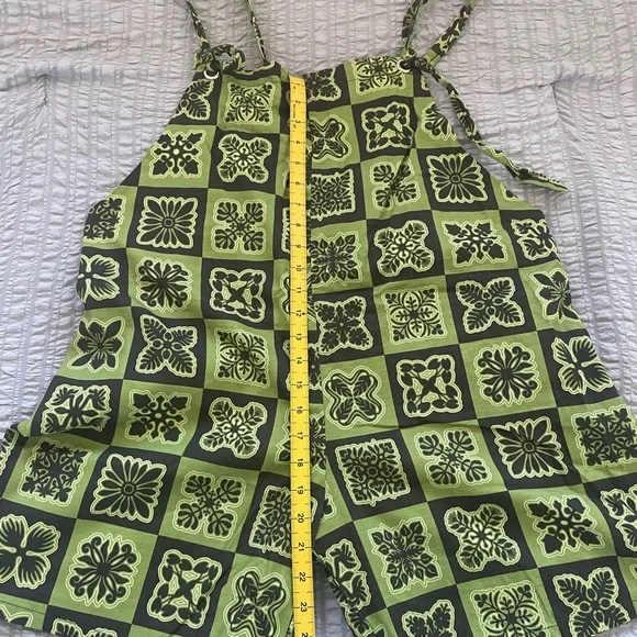 BNWOT Lei Kinis Hawaiian Oma'oma'o Quilt Romper and Top Size XL - Picture 7 of 10